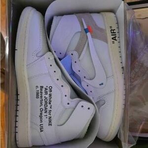 Off-White Air Jordan 1 Low — White Euro Exclusive sz 9